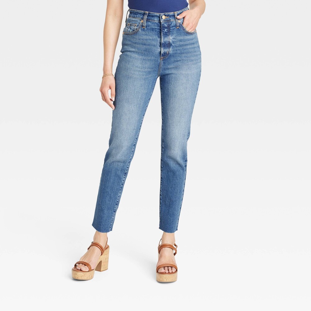 High-Rise 90's Slim Jeans - Medium Wash 14 Long